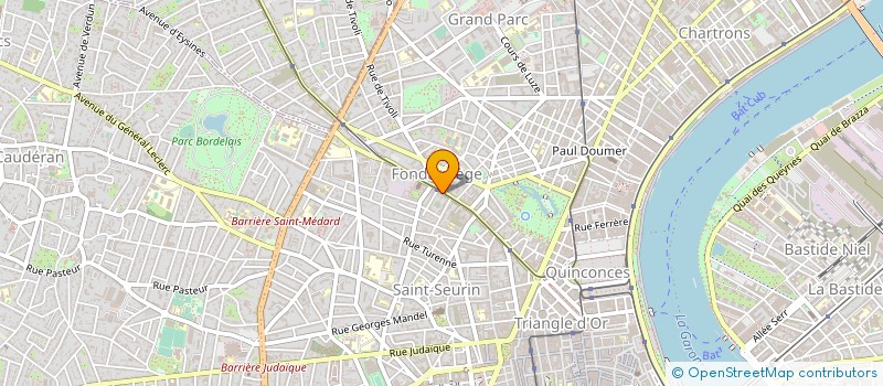 localisation de l'entreprise SOPHIE B à BORDEAUX