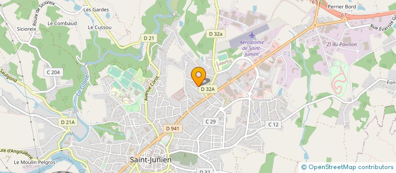 localisation de l'entreprise SOPHIE BALOTTE à SAINT-JUNIEN