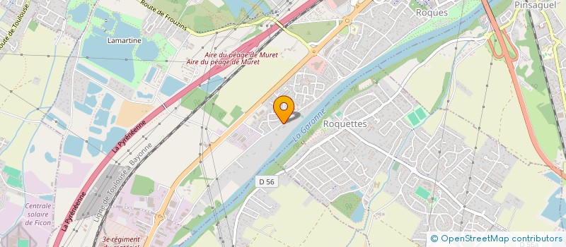 localisation de l'entreprise SOPHIE BARES HOLDING  ROQUES