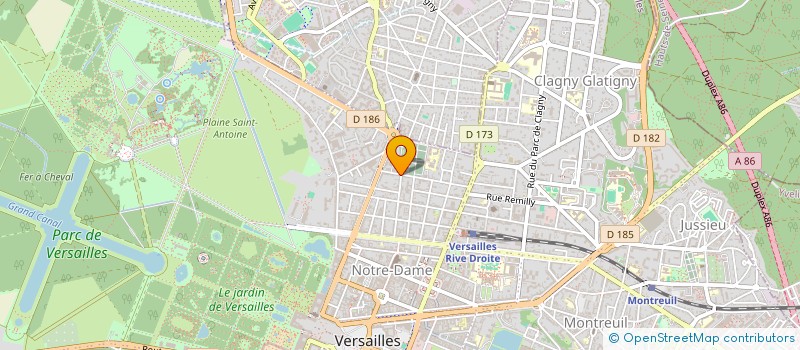 localisation de l'entreprise SOPHIE BEIGNON CONSEIL à VERSAILLES