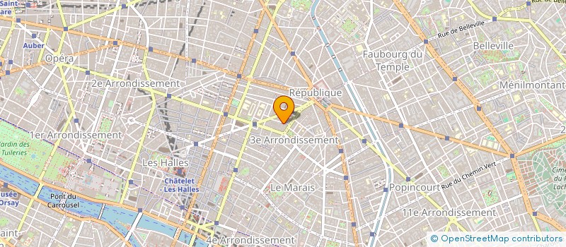 localisation de l'entreprise SOPHIE BENOIT COMMUNICATION  PARIS