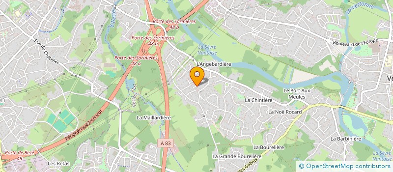 localisation de l'entreprise SOPHIE BIO  VERTOU