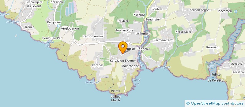 localisation de l'entreprise SOPHIE BORDELET CONSEIL  MOELAN-SUR-MER