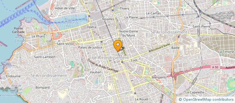 localisation de l'entreprise SOPHIE BORRA-BERGEL MATHIAS BERTRAND NOTAIRES à MARSEILLE