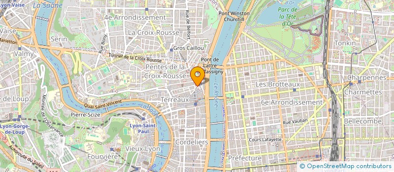 localisation de l'entreprise SOPHIE CARUSO CONSEIL à LYON