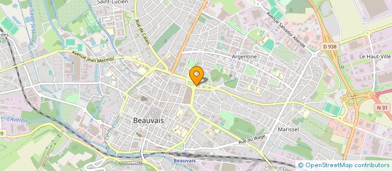 localisation de l'entreprise SOPHIE CLEMENT IMMOBILIER  BEAUVAIS