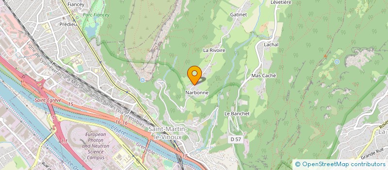 localisation de l'entreprise SOPHIE COUELLE SCENOGRAPHIES  SAINT-MARTIN-LE-VINOUX