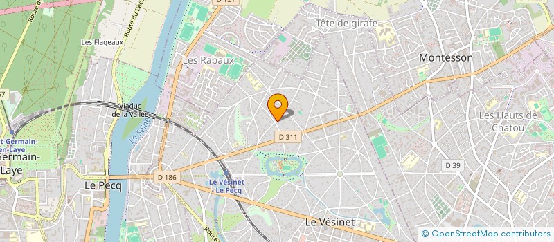 localisation de l'entreprise SOPHIE-DIANE  LE VESINET