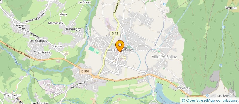 localisation de l'entreprise SOPHIE DUCRUET  VIUZ-EN-SALLAZ