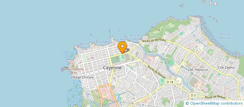 localisation de l'entreprise SOPHIE ET COMPAGNIE à CAYENNE