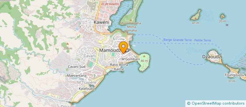 localisation de l'entreprise SOPHIE ET MOI  MAMOUDZOU