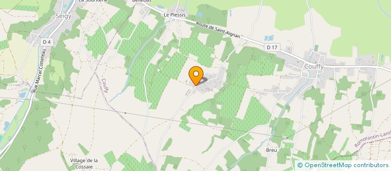 localisation de l'entreprise SOPHIE ET THIERRY CHARDON  COUFFY