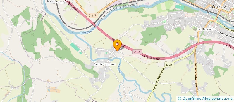 localisation de l'entreprise SOPHIE FLOUS  ORTHEZ