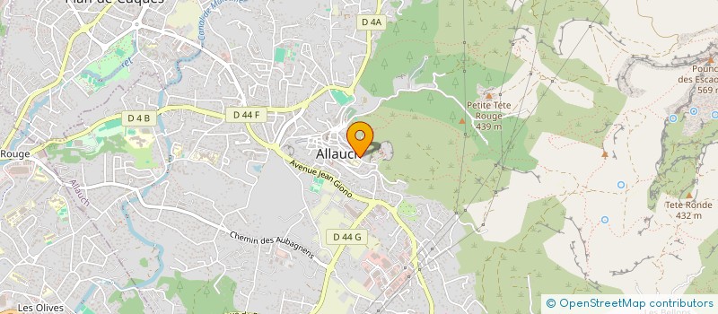 localisation de l'entreprise SOPHIE FREDERIC  ALLAUCH