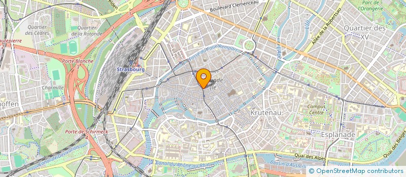 localisation de l'entreprise SOPHIE GREGOIRE IMMOBILIER  STRASBOURG