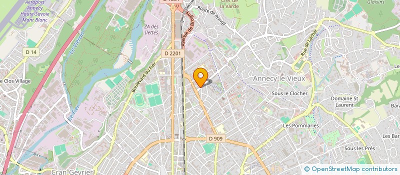 localisation de l'entreprise SOPHIE GUICHENAL, JEANNE CLAUDEL, MAREVA DIOUF, AMELIE MOGNIAT-DUCLOS INFIRMIERES DIPLOMEES D'ETAT  ANNECY