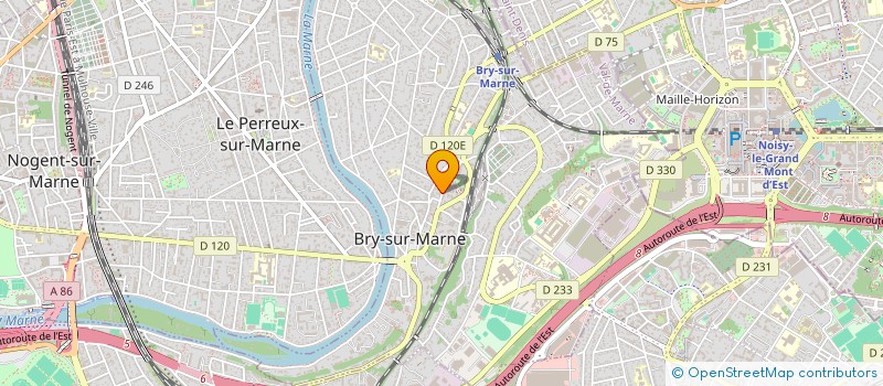 localisation de l'entreprise SOPHIE GUYADER  BRY-SUR-MARNE