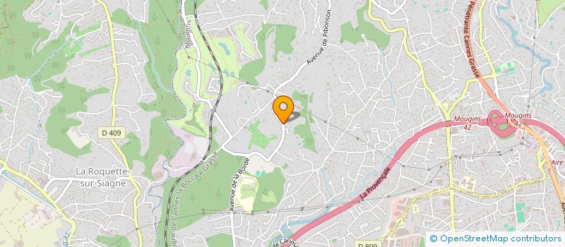 localisation de l'entreprise SOPHIE INVEST à MOUGINS