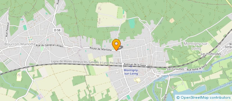 localisation de l'entreprise SOPHIE KREMER NOTAIRE ASSOCIE  MONTIGNY-SUR-LOING