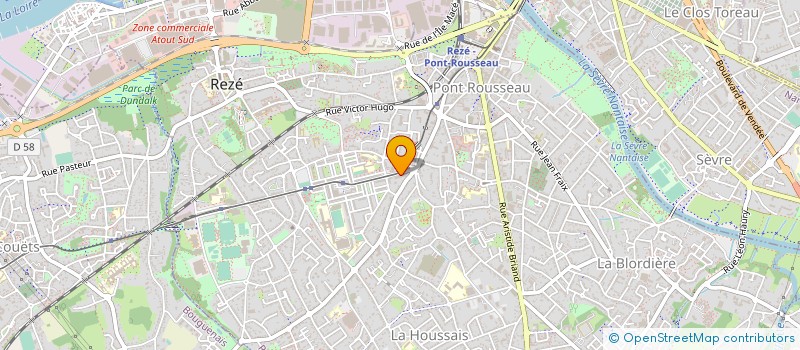 localisation de l'entreprise SOPHIE LEROUX  REZE
