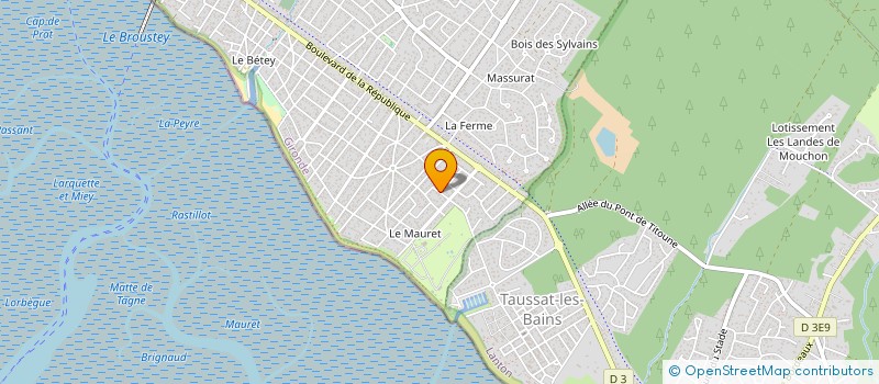 localisation de l'entreprise SOPHIE MILLIARD INTERIEURS  ANDERNOS-LES-BAINS