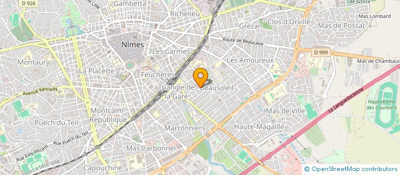 localisation de l'entreprise SOPHIE MONTOYA COIFFURE  NIMES