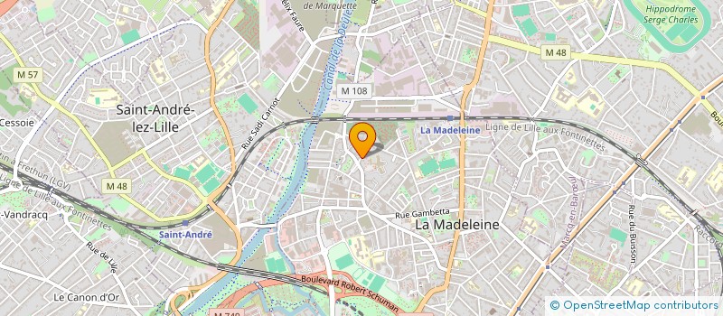 localisation de l'entreprise SOPHIE NOEL à LA MADELEINE