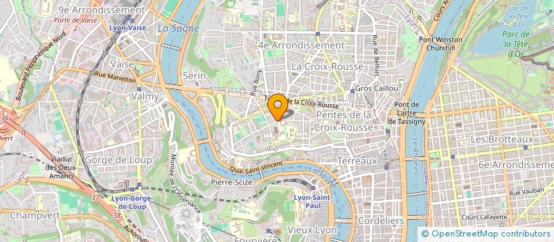 localisation de l'entreprise SOPHIE PIERRE à LYON