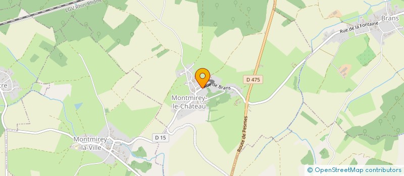 localisation de l'entreprise SOPHIE POILFOULOT ARCHITECTE  MONTMIREY-LE-CHATEAU