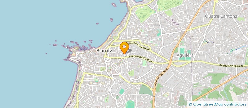 localisation de l'entreprise SOPHIE RENOUARD PRODUCTIONS  BIARRITZ