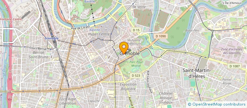 localisation de l'entreprise SOPHIE REY ARCHITECTE à GRENOBLE