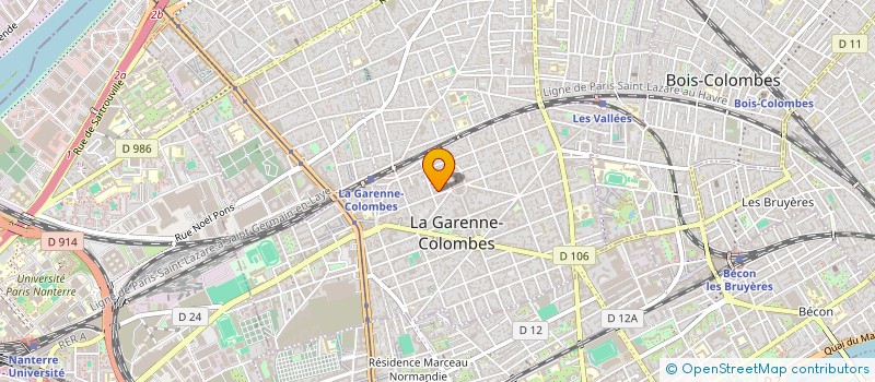 localisation de l'entreprise SOPHIE RIVE DROITE HOLDING  LA GARENNE COLOMBES