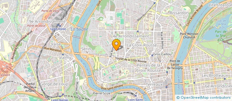 localisation de l'entreprise SOPHIE ROMANO PSYCHOLOGIE ET TRAVAIL à LYON