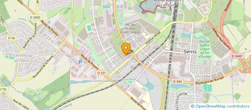 localisation de l'entreprise SOPHIE SANH SIGNATURE  CHESSY