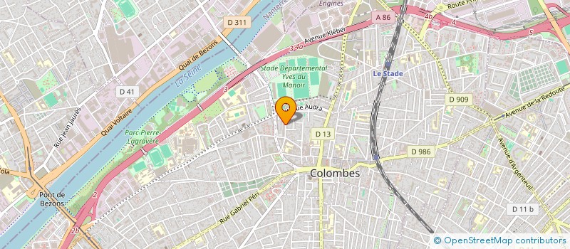 localisation de l'entreprise SOPHIE SERVICES à COLOMBES