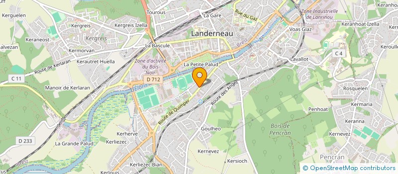 localisation de l'entreprise SOPHIE VIGOUROUX FORMATIONS à LANDERNEAU