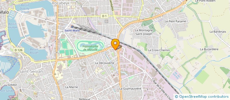 localisation de l'entreprise SOPHIE YVEN NOTAIRES ASSOCIES  SAINT-MALO