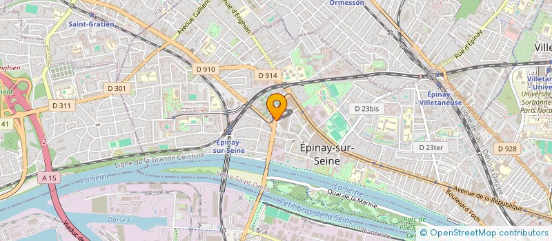 localisation de l'entreprise SOPHIEDIS à EPINAY-SUR-SEINE