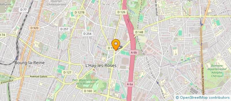 localisation de l'entreprise SOPHIL  L'HAY-LES-ROSES