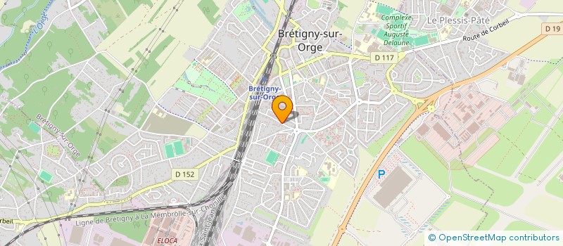localisation de l'entreprise SOPHIL à BRETIGNY-SUR-ORGE