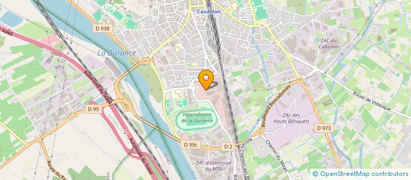 localisation de l'entreprise SOPHIL  CAVAILLON