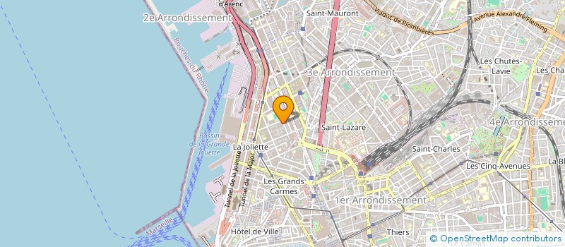 localisation de l'entreprise SOPHIMEX à MARSEILLE