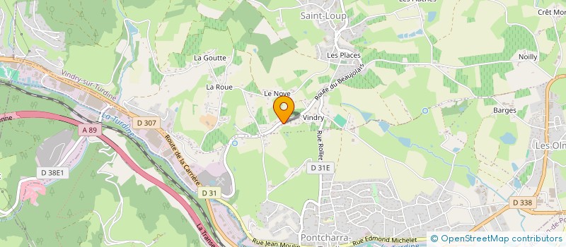 localisation de l'entreprise SOPHIMMO  VINDRY-SUR-TURDINE