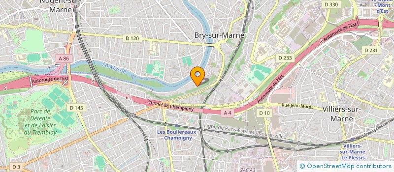 localisation de l'entreprise SOPHIMO  BRY-SUR-MARNE