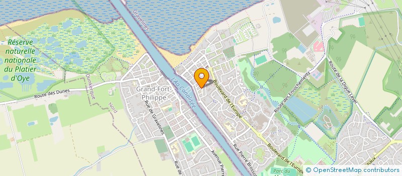 localisation de l'entreprise SOPHIS à GRAVELINES