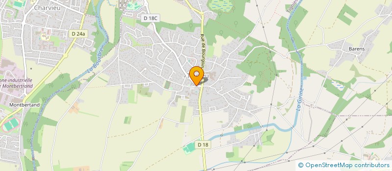 localisation de l'entreprise SOPHITELLE  TIGNIEU-JAMEYZIEU