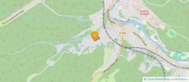 localisation de l'entreprise SOPHNUS à EPINAL