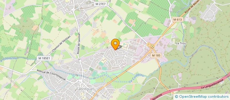 localisation de l'entreprise SOPHOLOGIE ACTIVE ET RELAXATION  FABREGUES