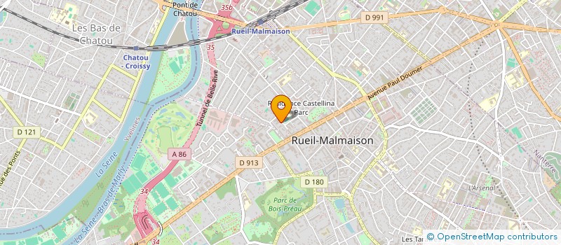 localisation de l'entreprise SOPHOR à RUEIL-MALMAISON