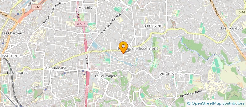 localisation de l'entreprise SOPHOTRANS à MARSEILLE